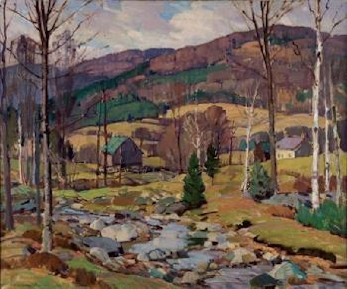 Vermont Brook, Spring by Aldro Thompson Hibbard
