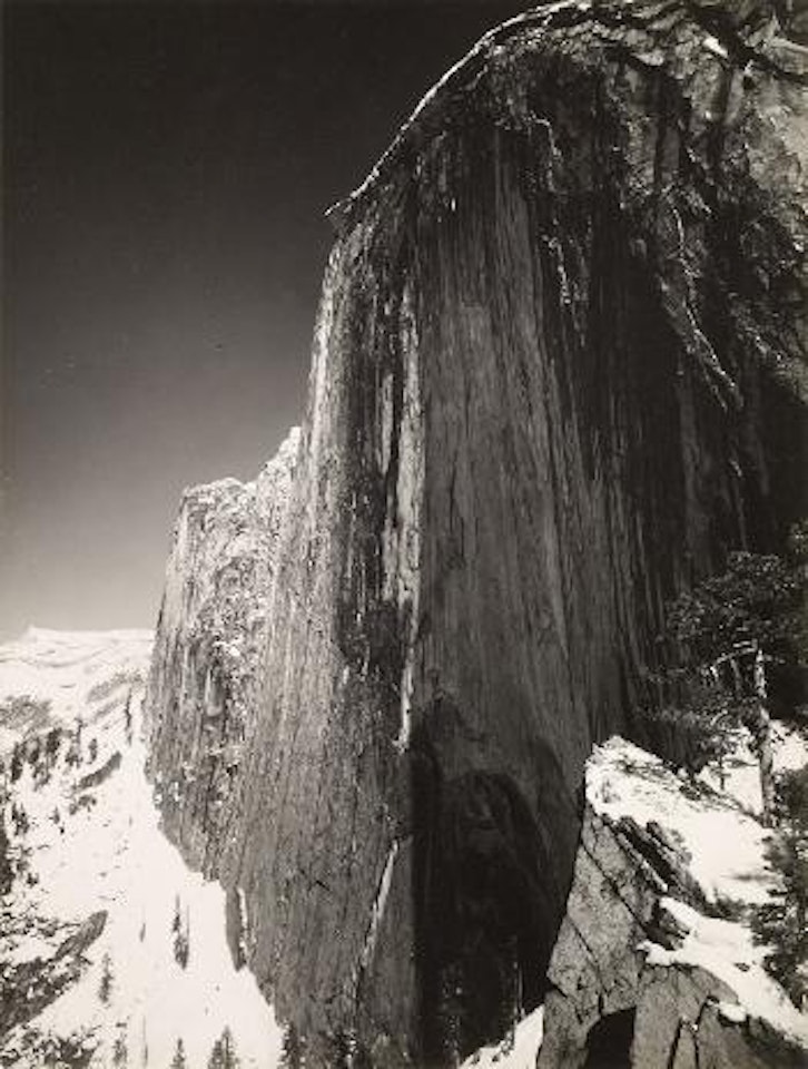 Monolith, the face of Half Dome, Yosemite National Park, California by Ansel Adams