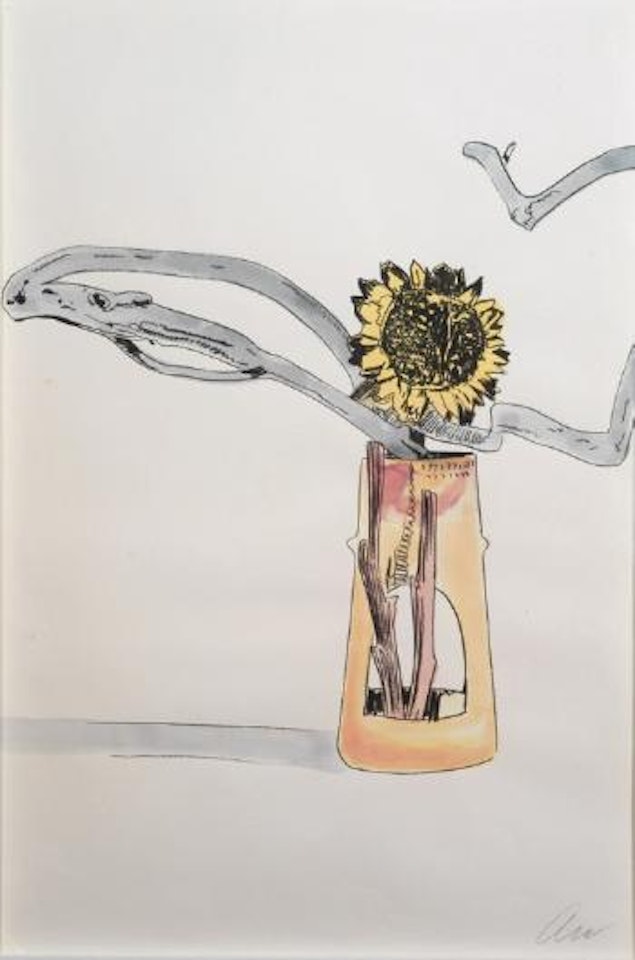 Flowers (Hand Colored) by Andy Warhol