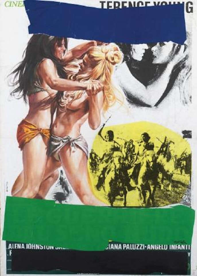 Lotta selvaggia by Mimmo Rotella