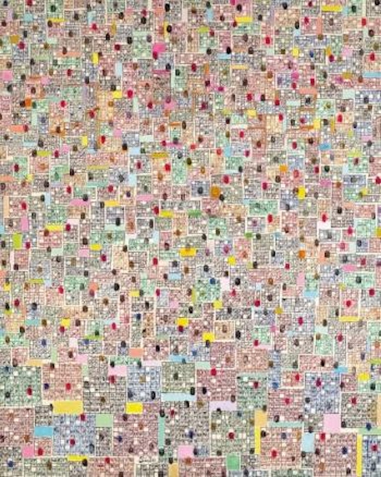 Composition by Charles Hossein Zenderoudi