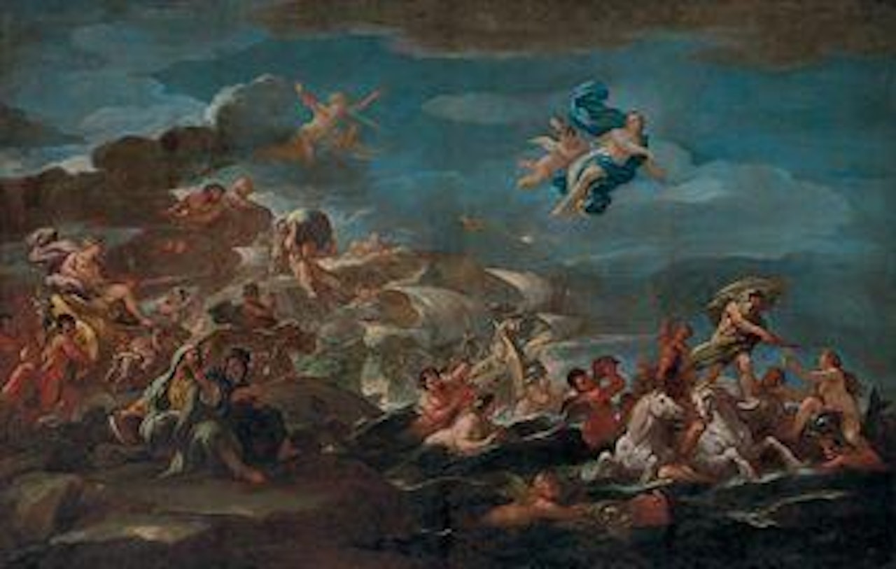 The Triumph of Bacchus and Neptune and Amphitrite by Circle of Luca Giordano