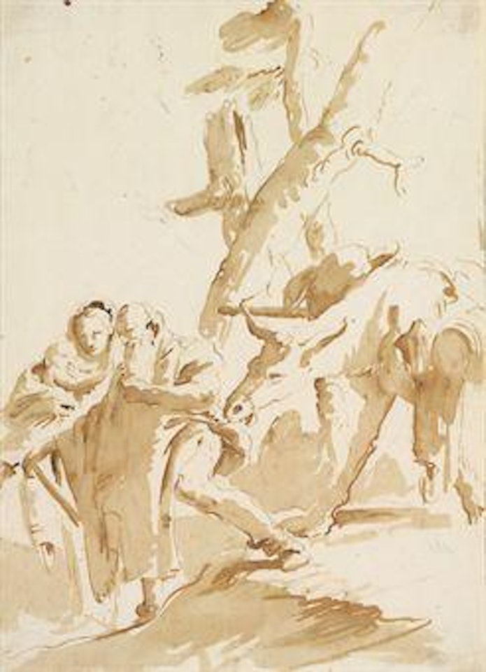 The Flight into Egypt by Giovanni Battista Tiepolo