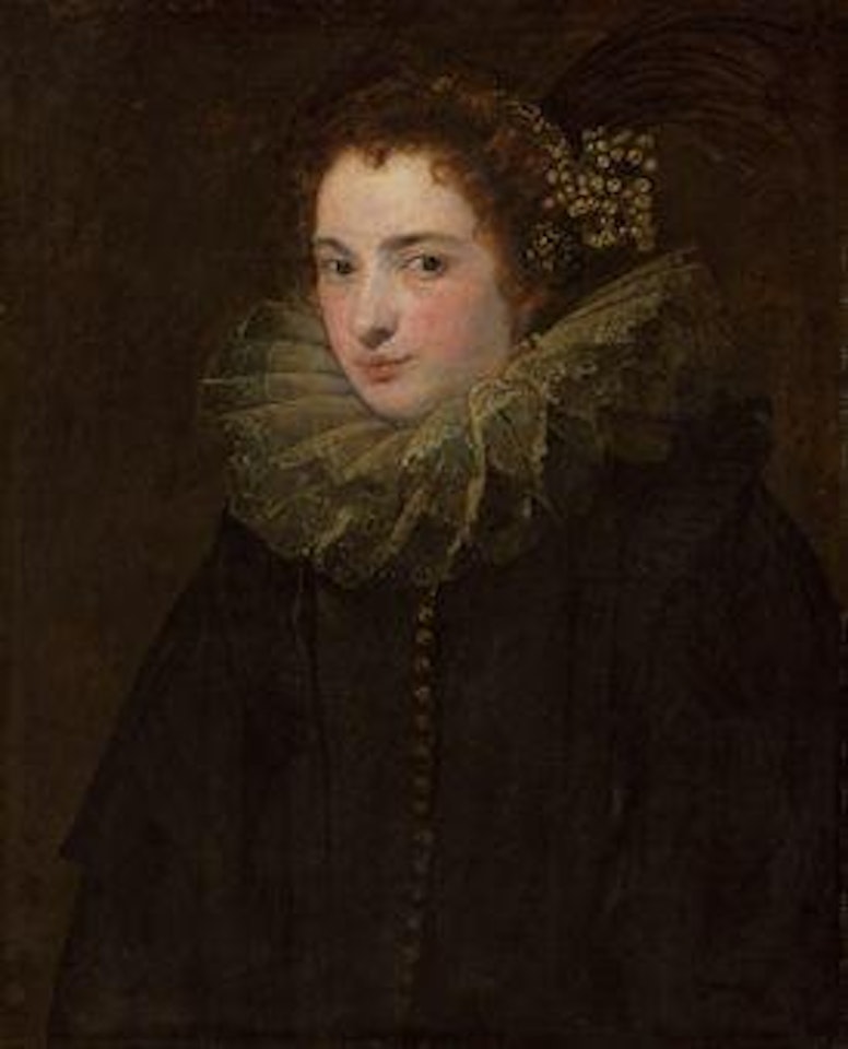 A portrait of a noblewoman by Anthony van Dyck