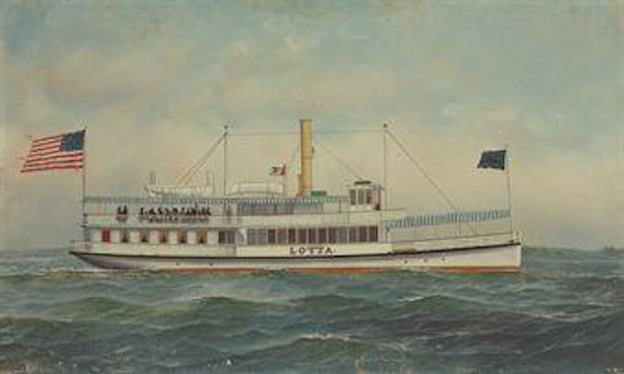 The Steamship Lotta by Antonio Jacobsen