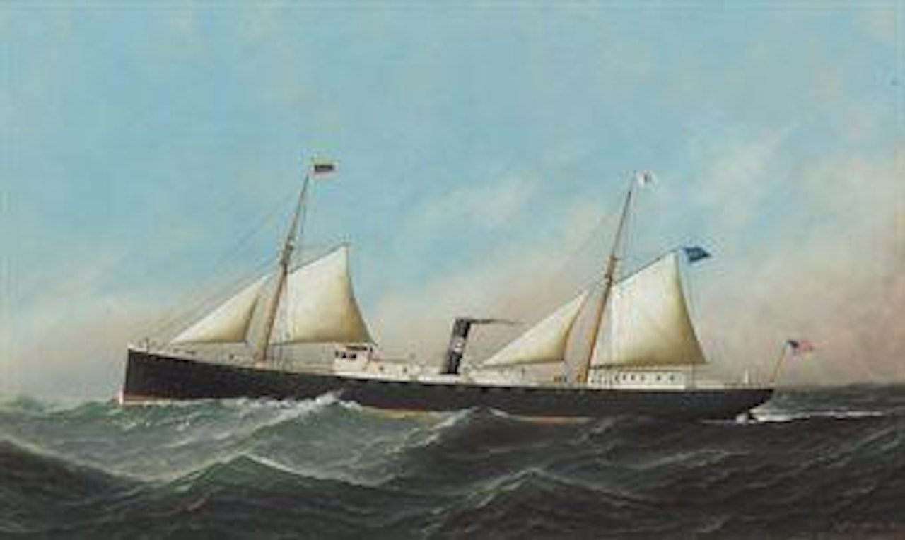 The Steamship Caracas by Antonio Jacobsen