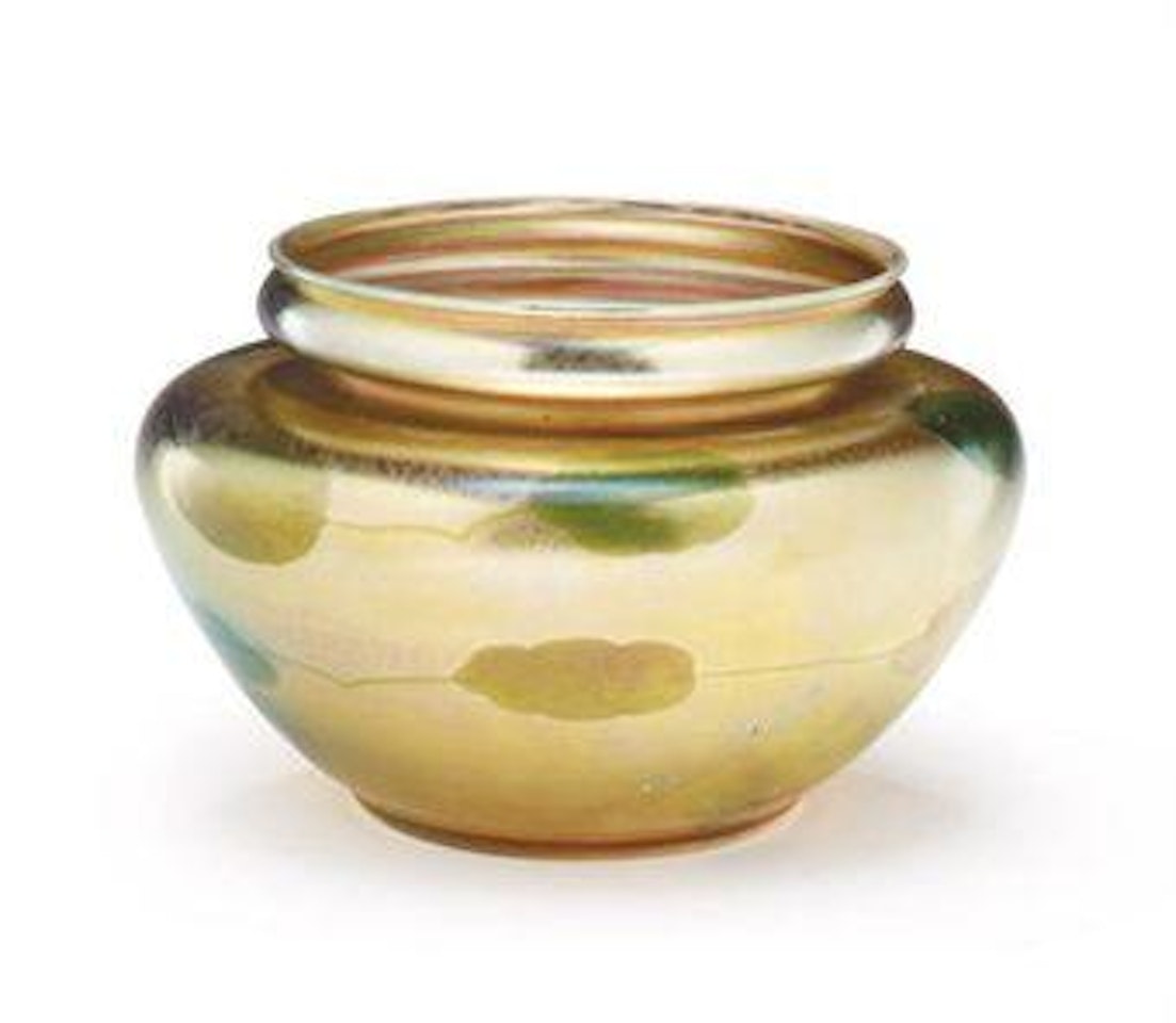 An American Favrile Glass Vase by Tiffany Studios