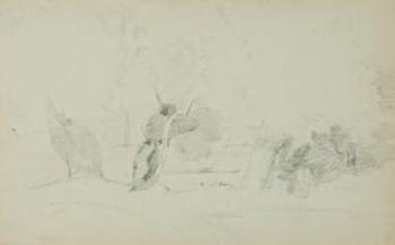 Forêt by Camille Pissarro