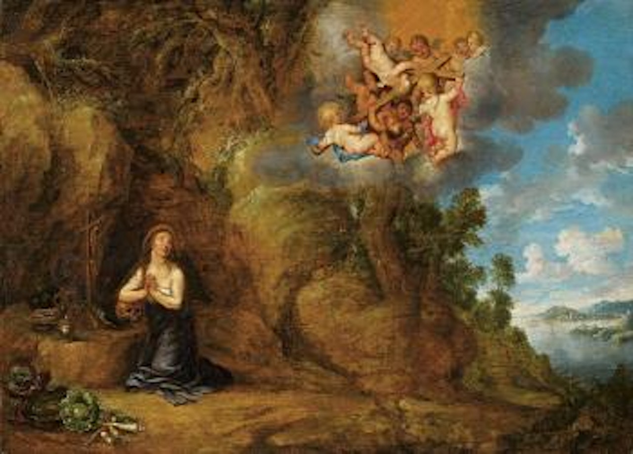 Bussende Maria Magdalena by Pieter van Avont by Jan Brueghel the Younger