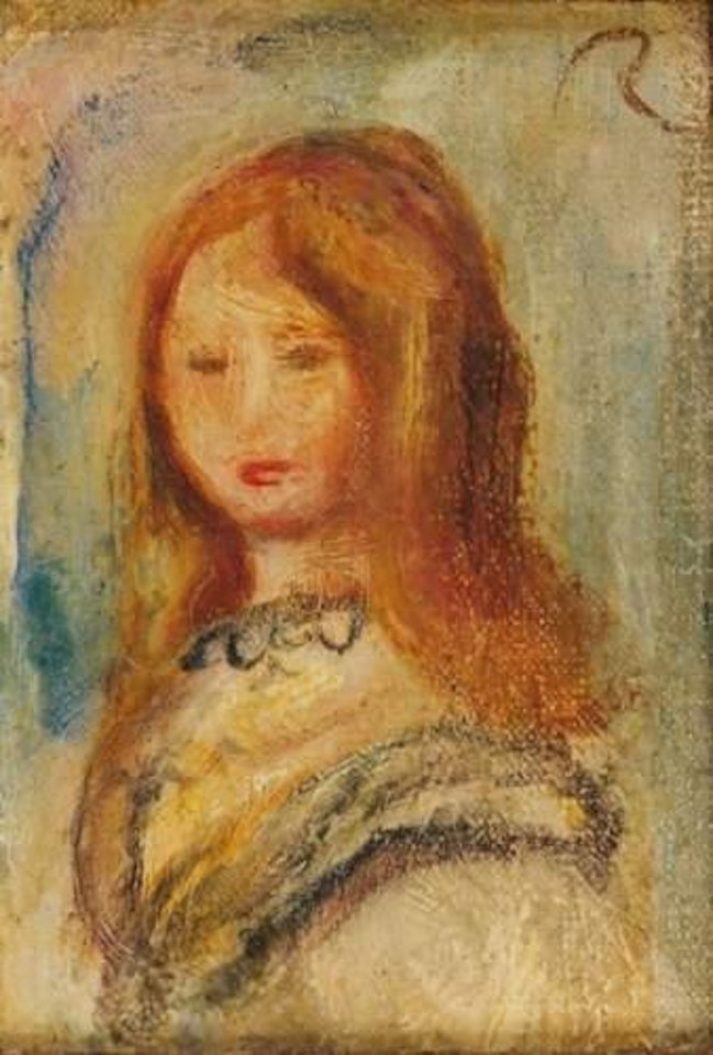Portrait de petite fille by Pierre-Auguste Renoir