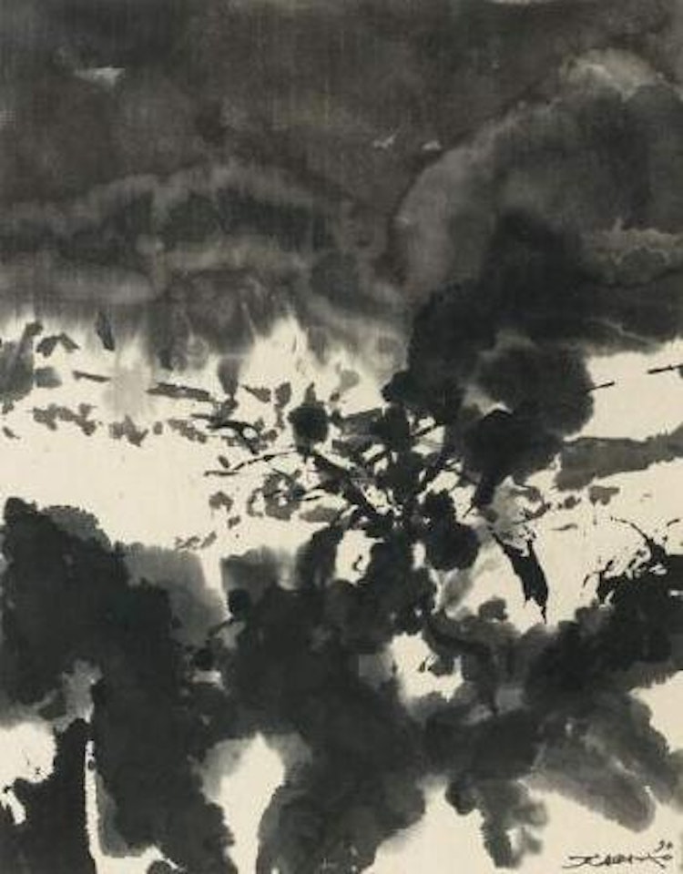 Composition by Zao Wou-Ki