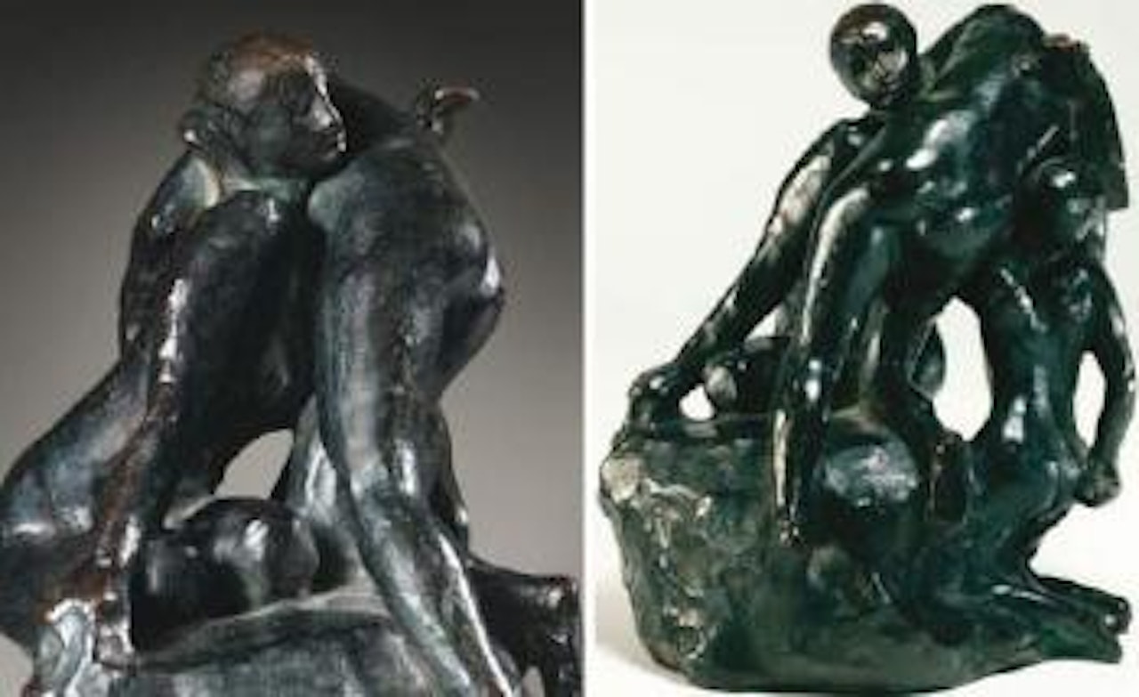 Les premieres funerailles by Auguste Rodin