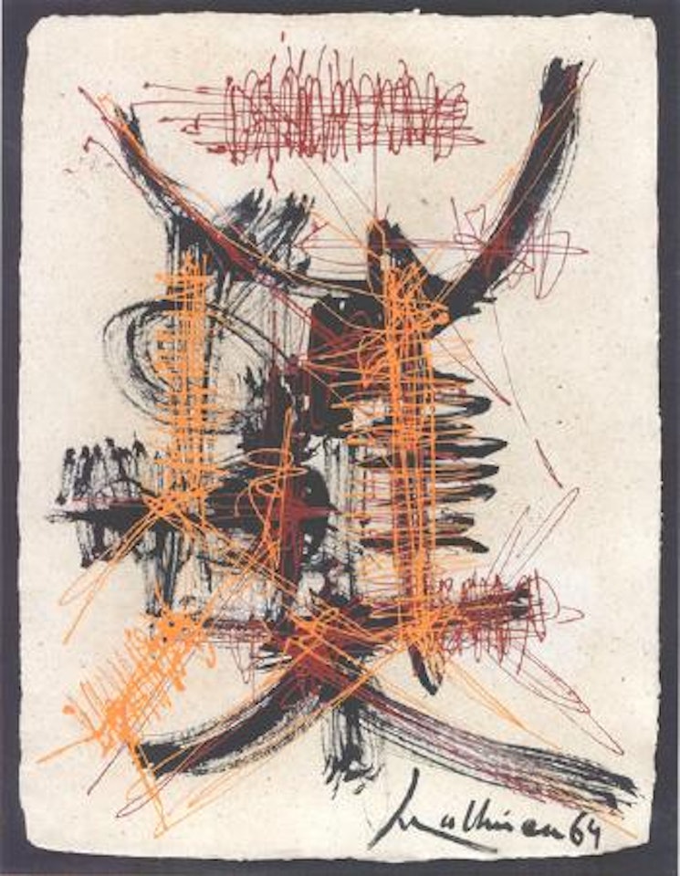 Composition abstraite by Georges Mathieu