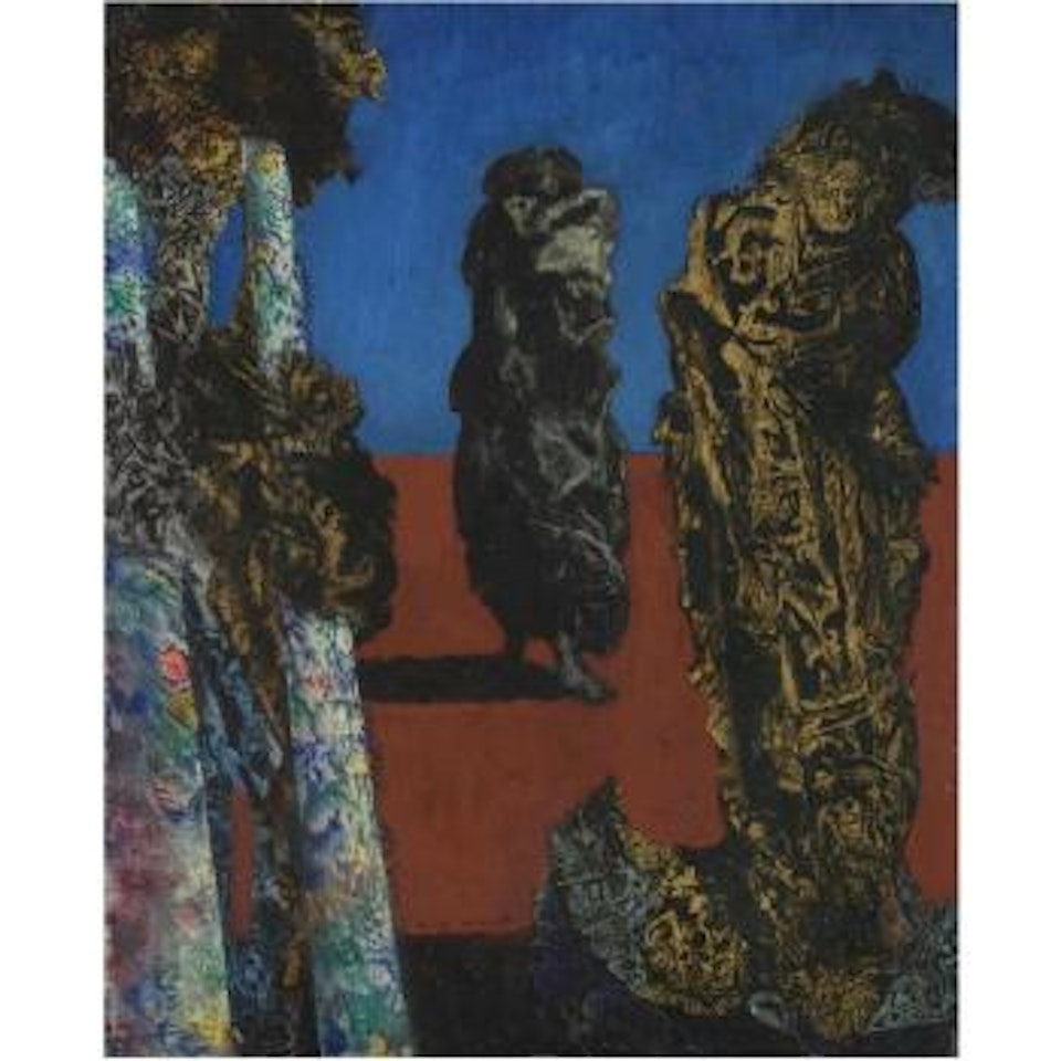 Arbre Et Deux Personnages by Max Ernst