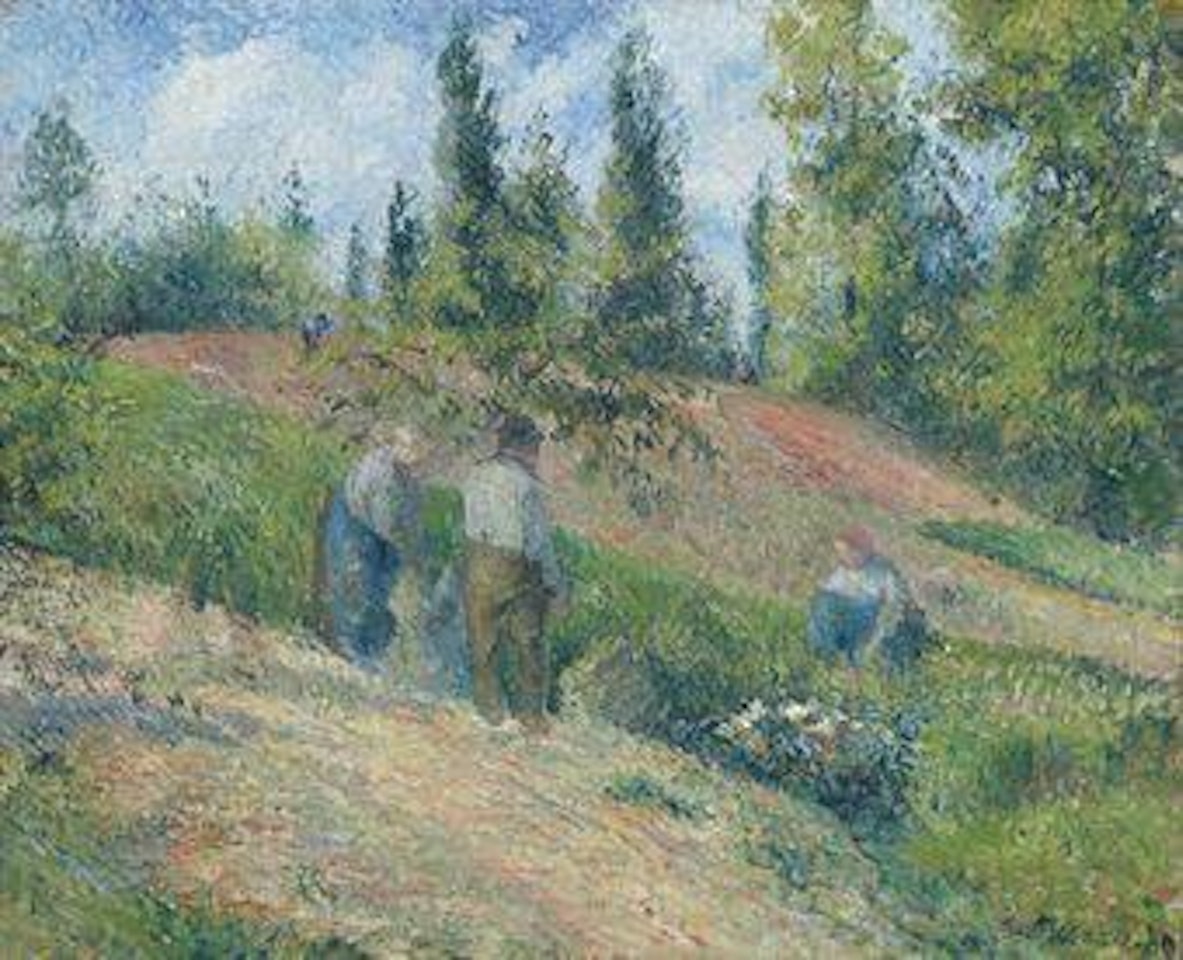 La récolte, Pontoise by Camille Pissarro