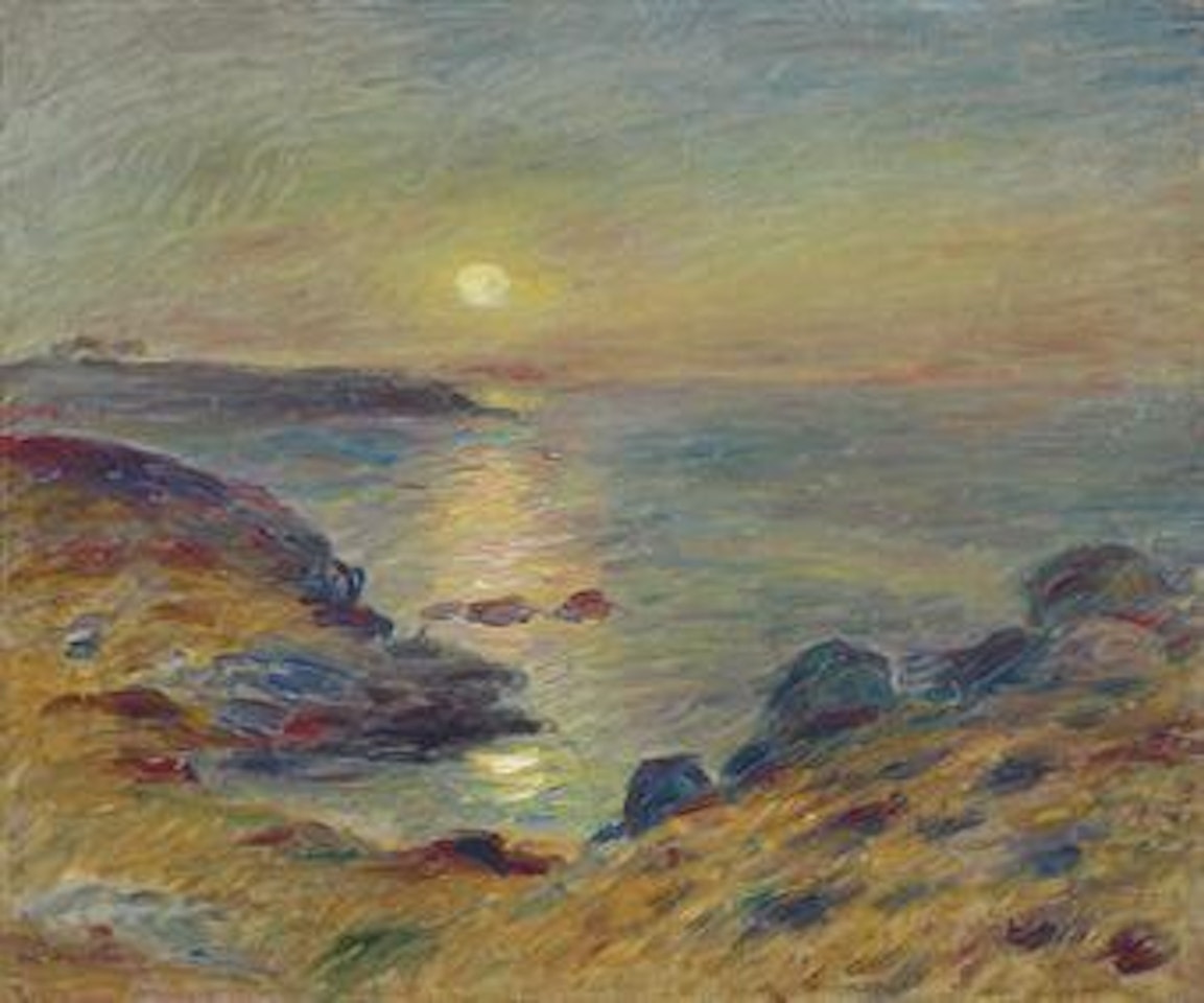 Coucher de soleil à Douarnenez by Pierre-Auguste Renoir