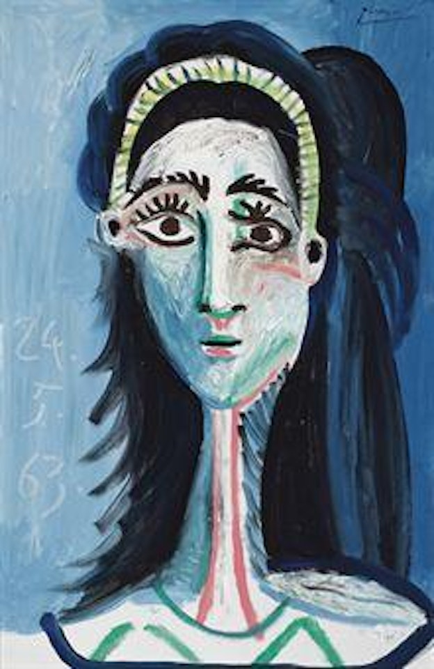 Tête de femme (Jacqueline) by Pablo Picasso