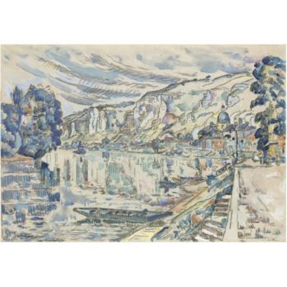 Les Andelys by Paul Signac