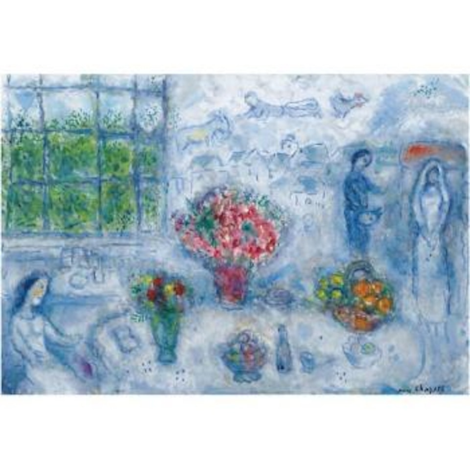 Dans L'atelier by Marc Chagall