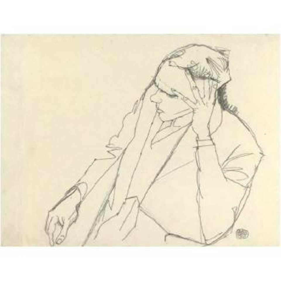 Pianist Roderick Mackey by Egon Schiele