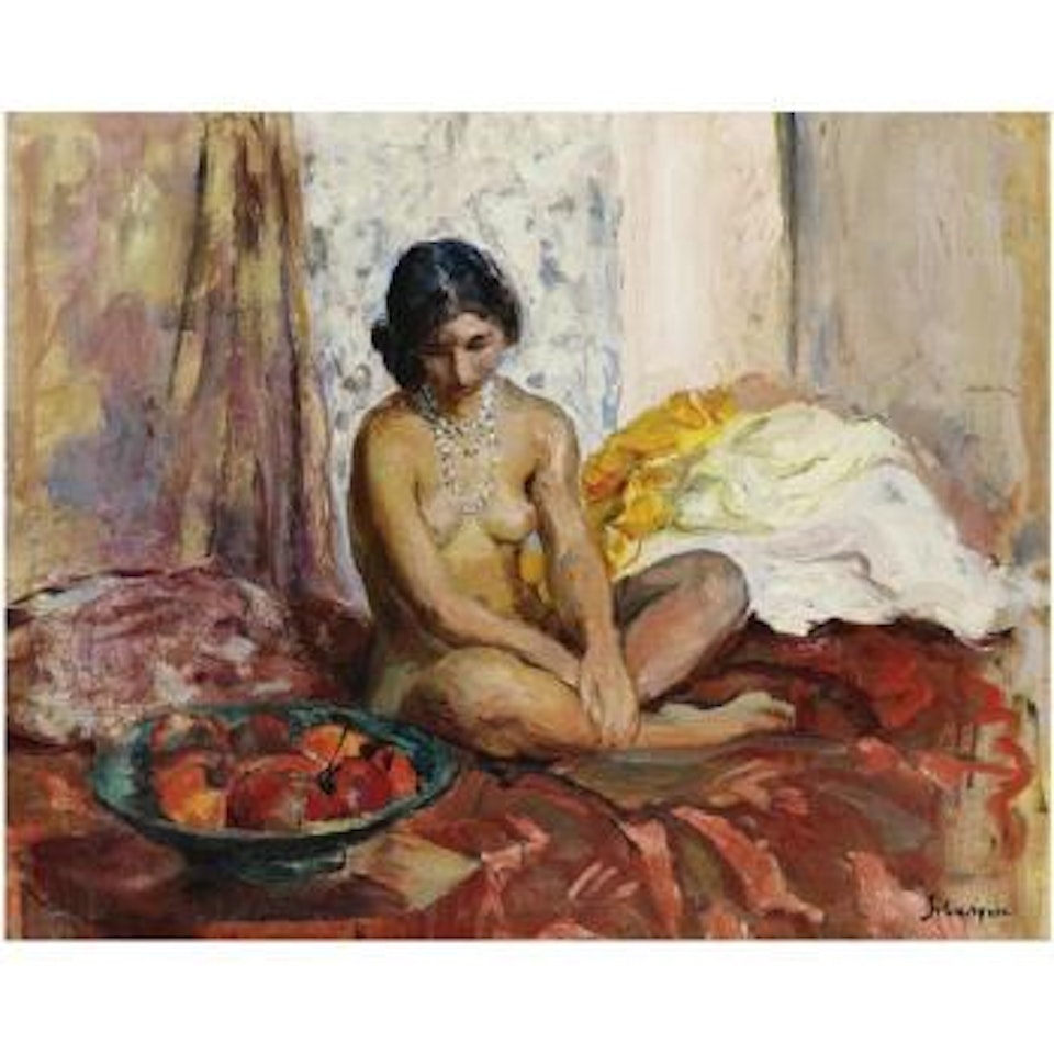 L'égyptienne Au Plateau De Fruits by Henri Lebasque