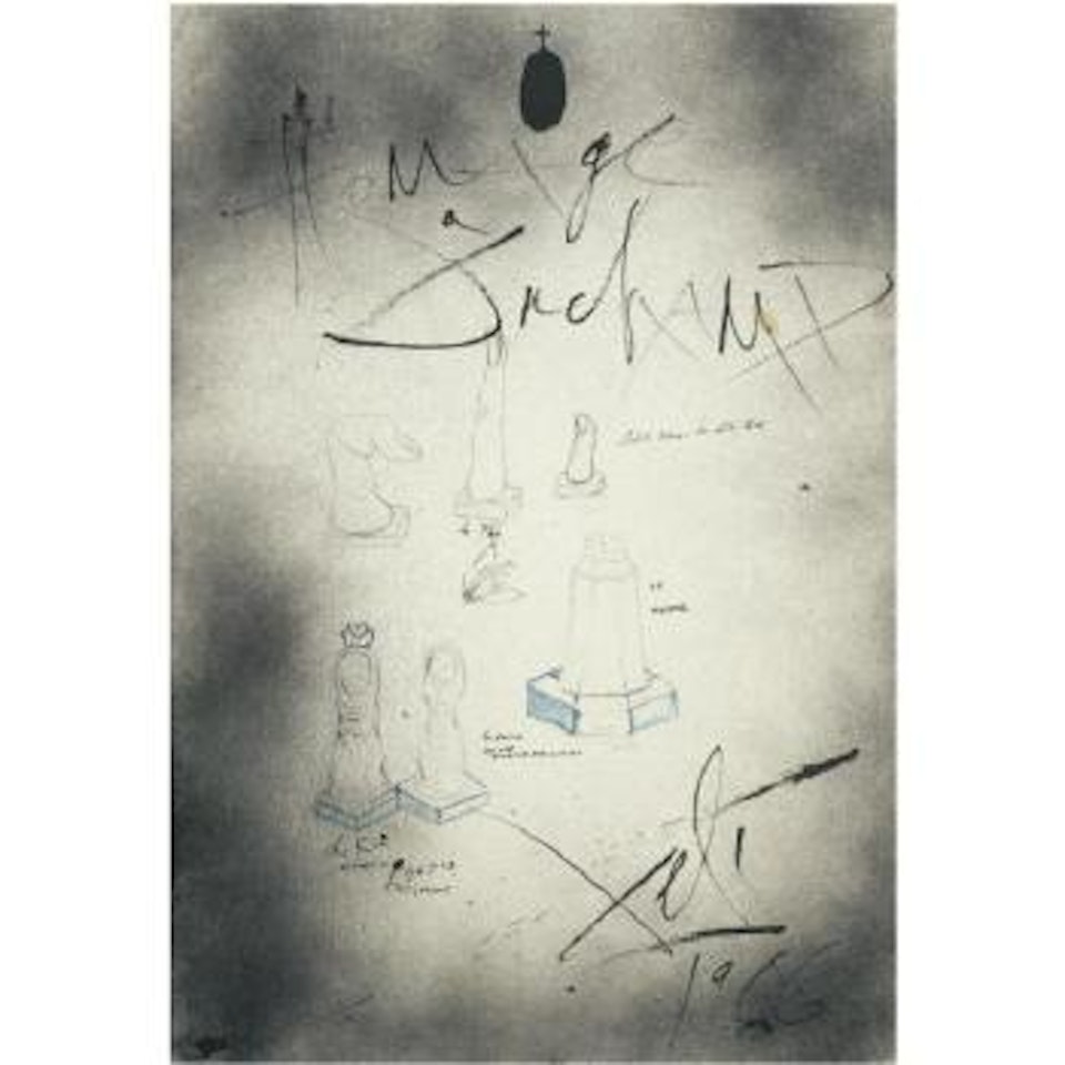 Homage À Duchamp by Salvador Dali