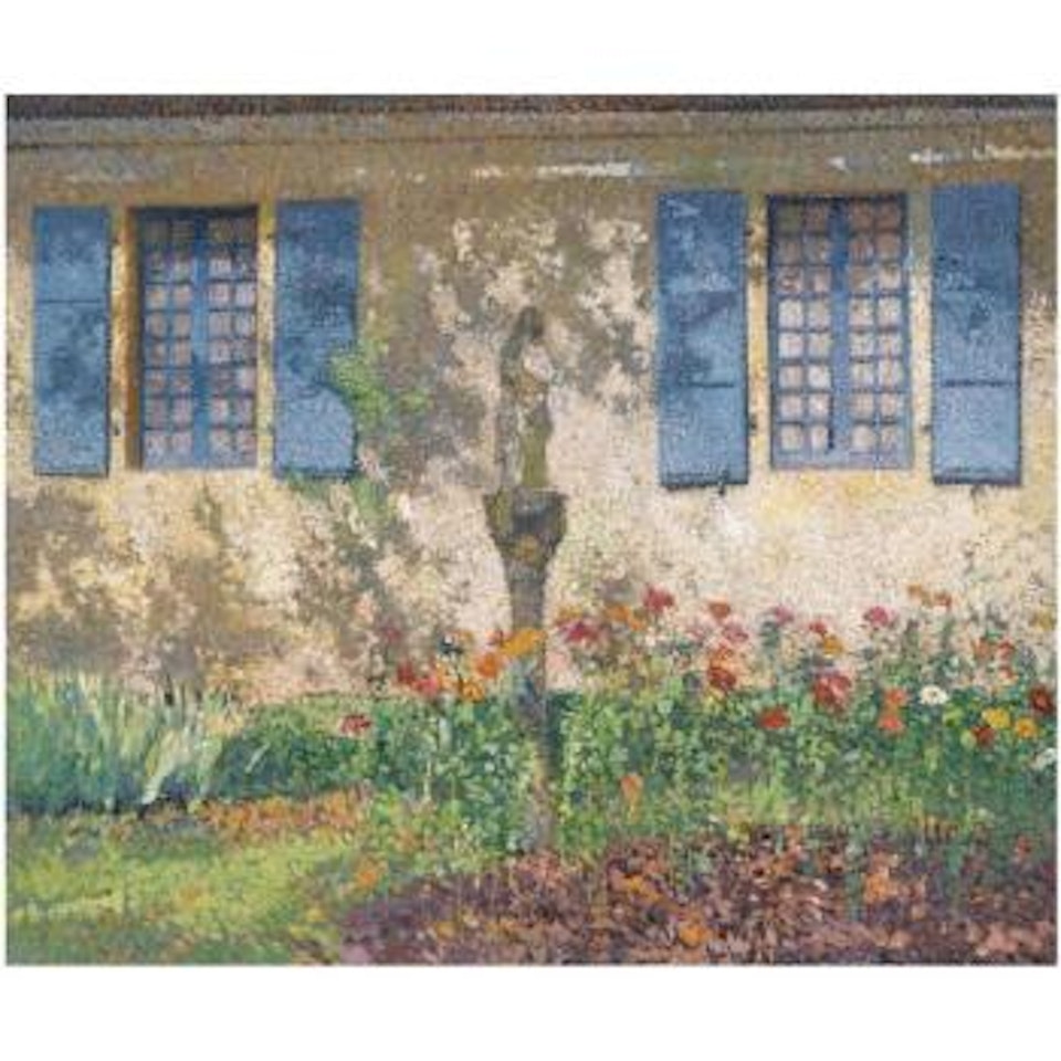 Parterre Fleuri Devant Les Fenêtres De Marquayrol, À Labastide Du Vert by Henri Jean Guillaume Martin