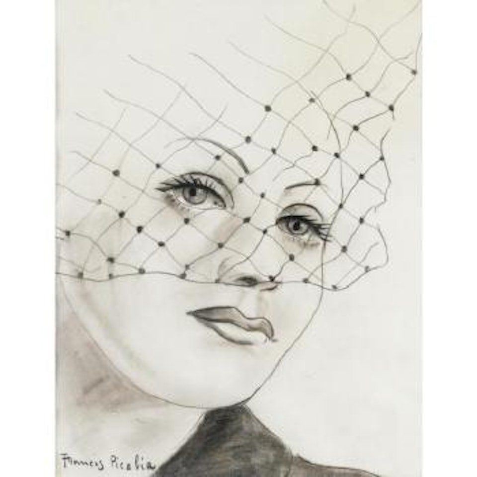 Tête De Femme À La Voilette by Francis Picabia