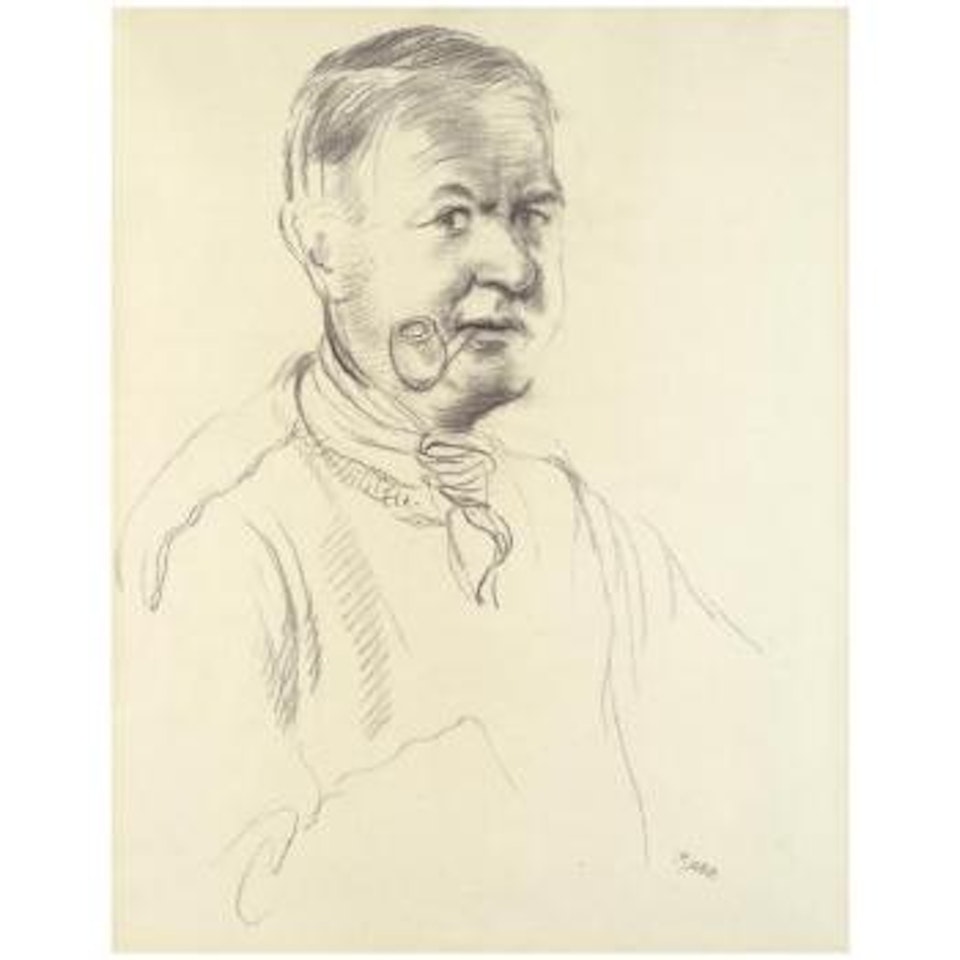 Selbstbildnis (Self-portrait) by George Grosz
