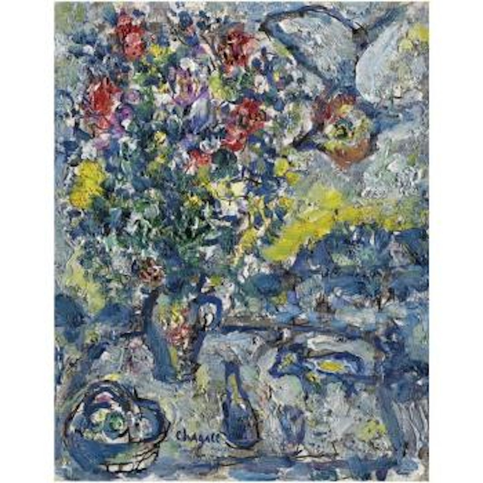 Bouquet Au Coq Ailé by Marc Chagall