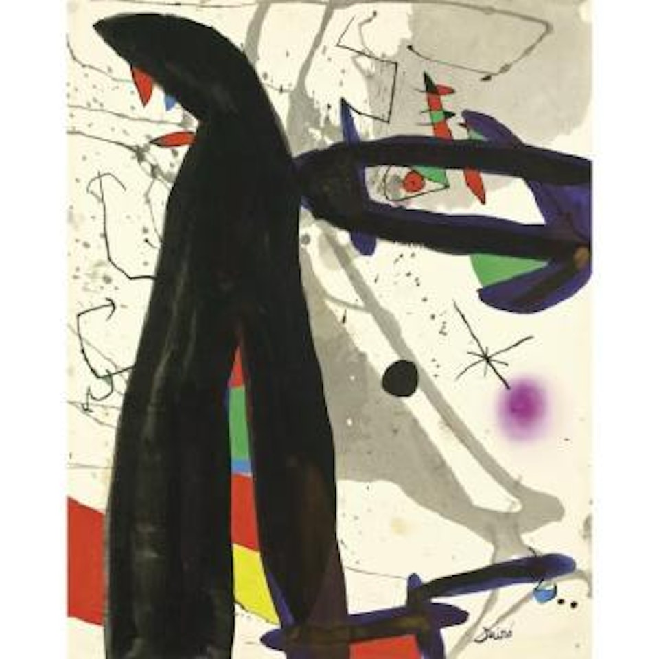 Étoile Sur Un Éclat Mauve by Joan Miró