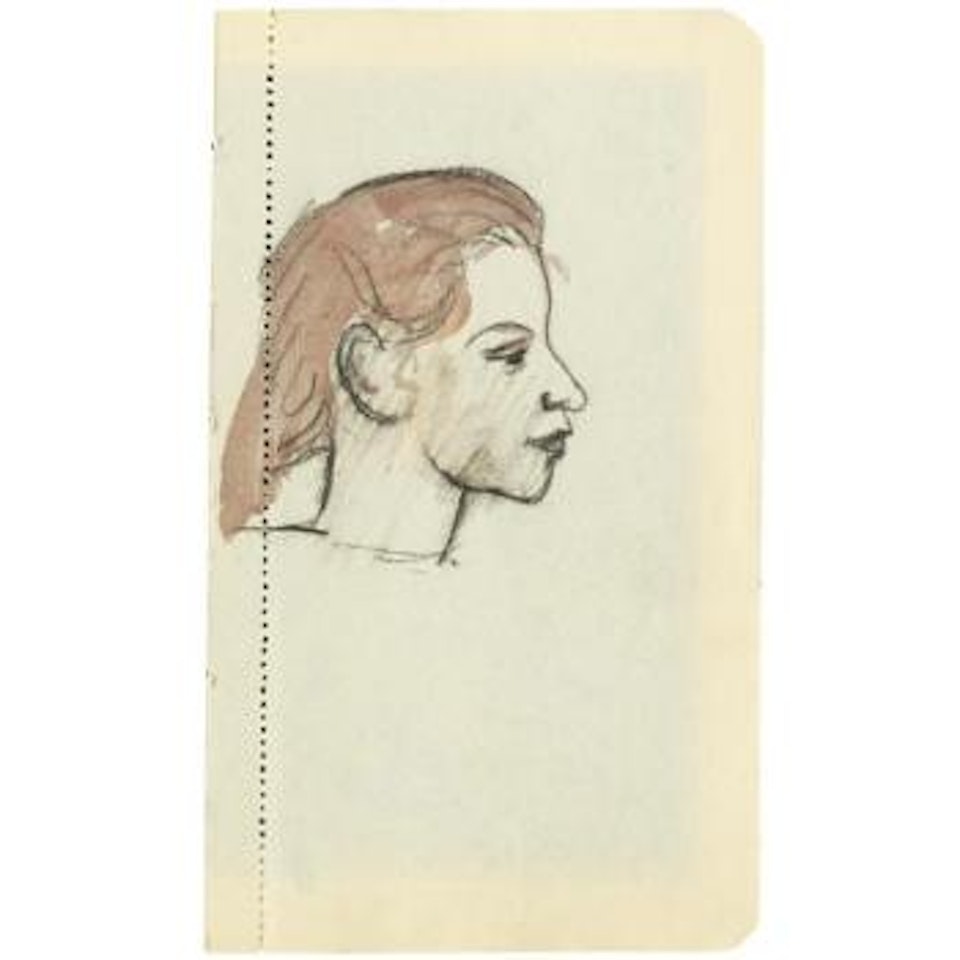Portrait De Jeune Fille - Recto  étude Pour Saltimbanque  - Verso by Pablo Picasso