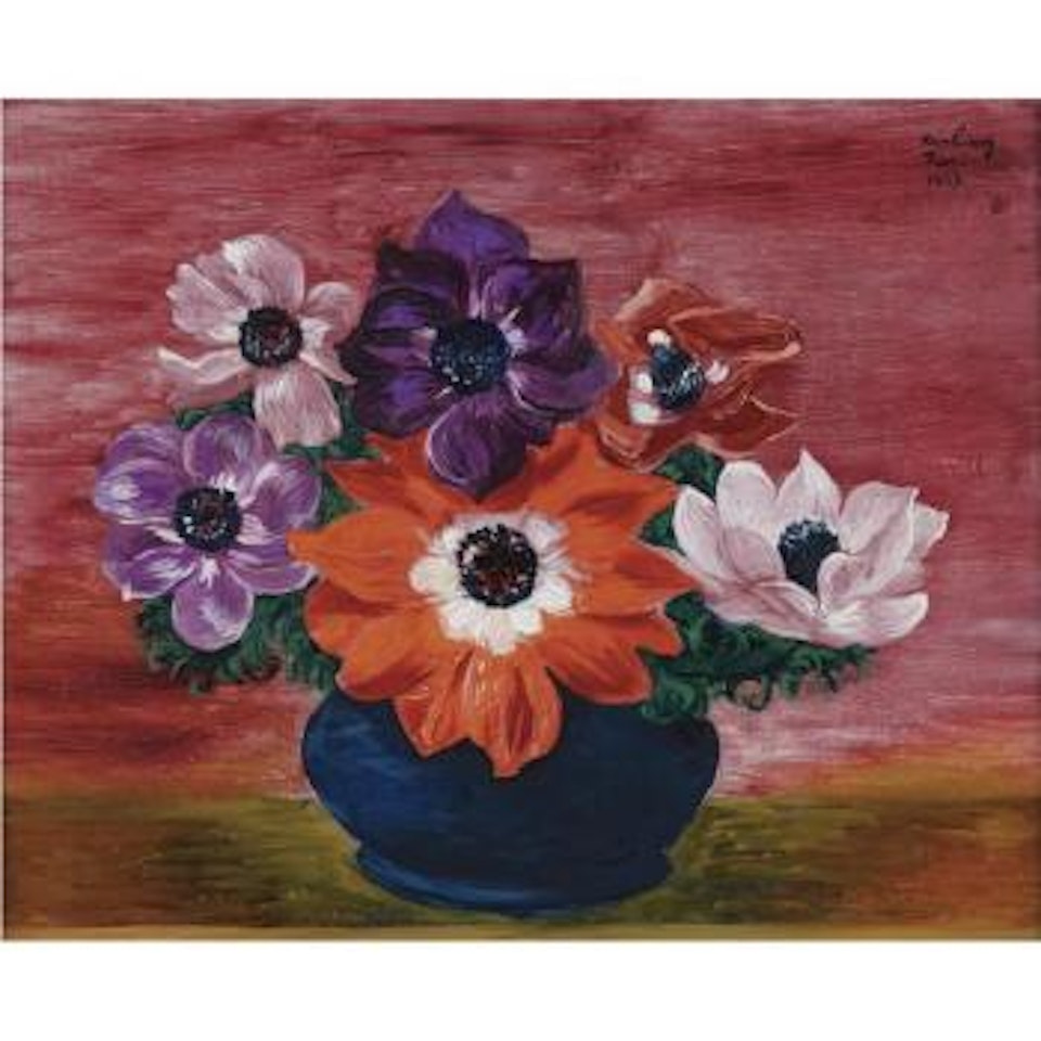 Bouquet D'anémones by Moïse Kisling