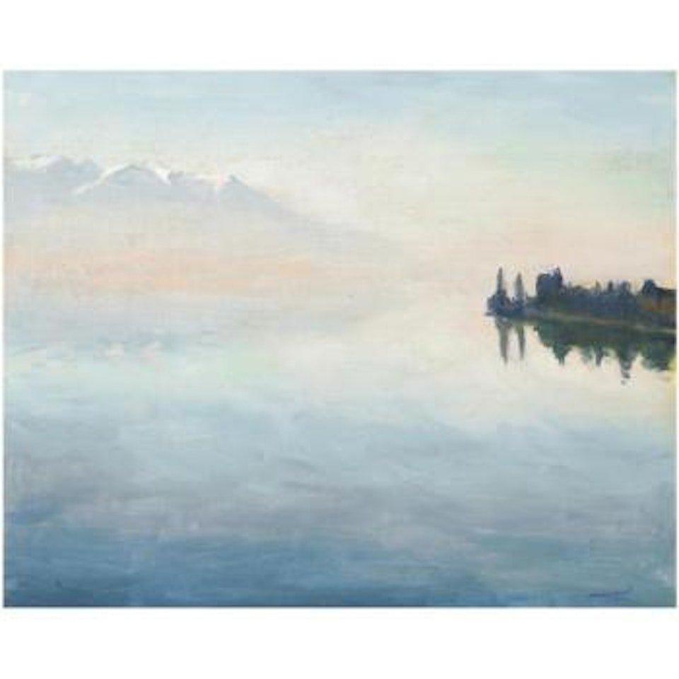 Le Lac Léman Vu De Montreux by Albert Marquet