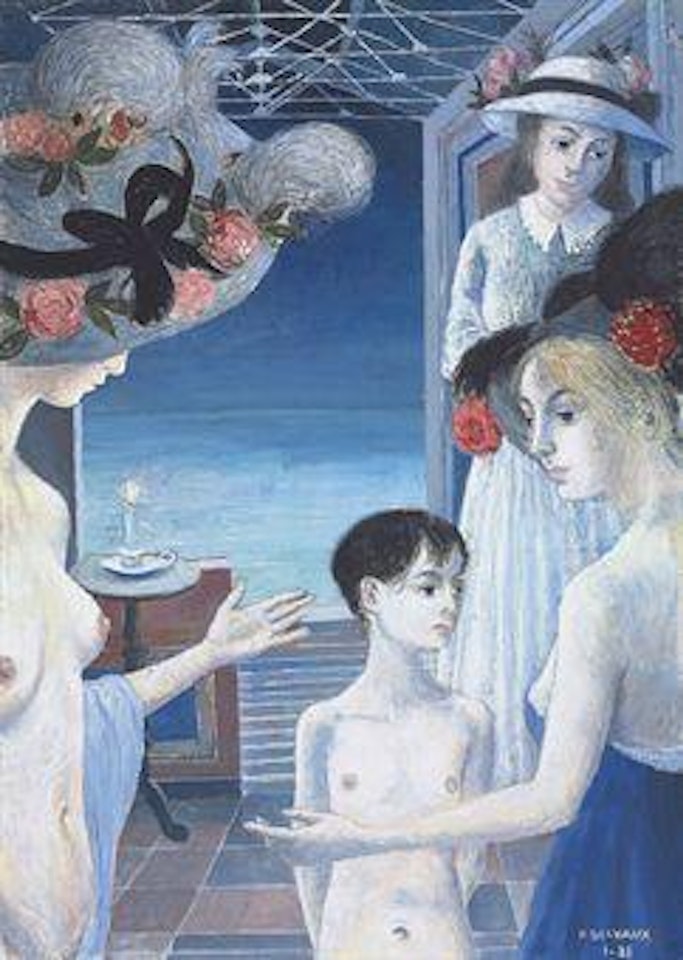 La tendresse by Paul Delvaux