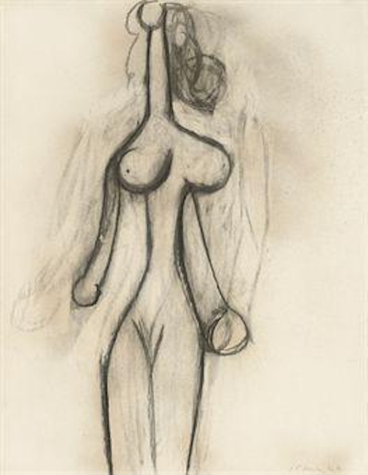 Femme nue debout, vue de face by Pablo Picasso