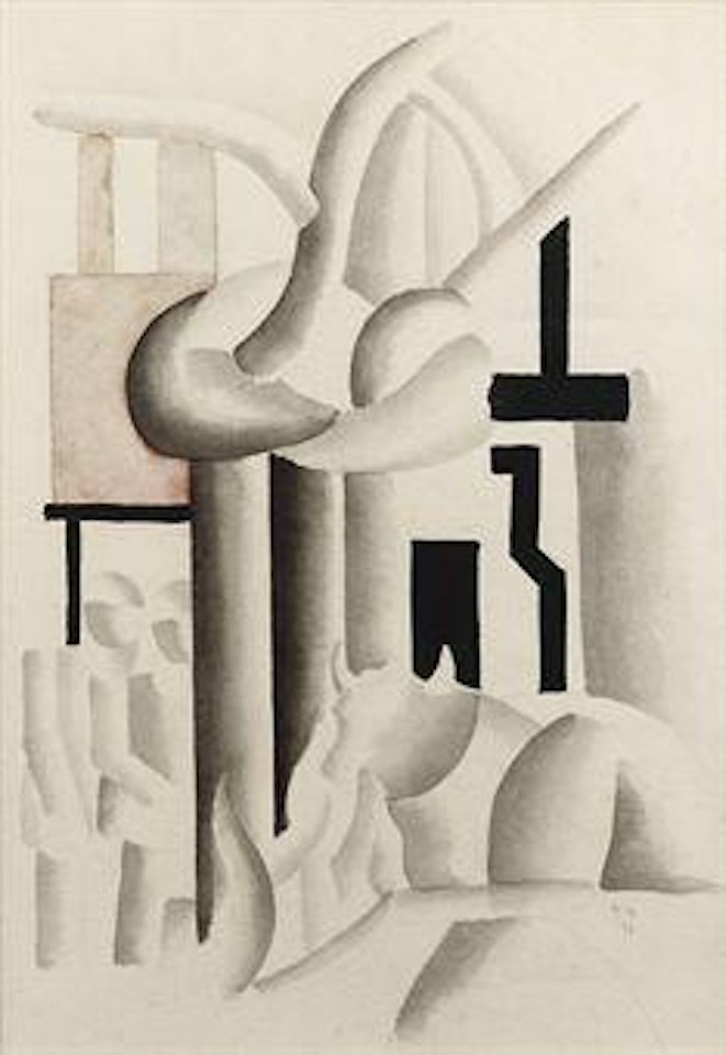 Les marchands de boeufs by Fernand Leger