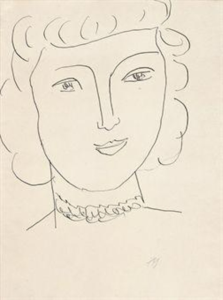 Tête de jeune fille by Henri Matisse