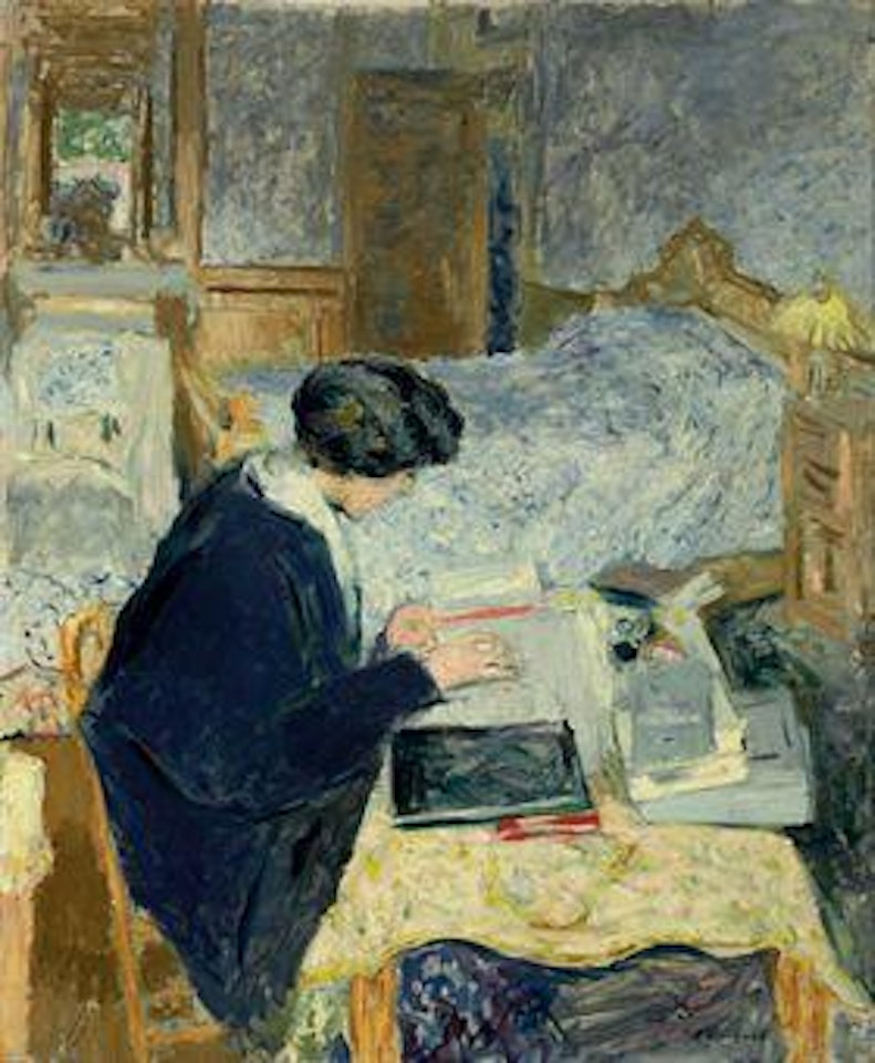 Lucie Hessel lisant by Édouard Vuillard