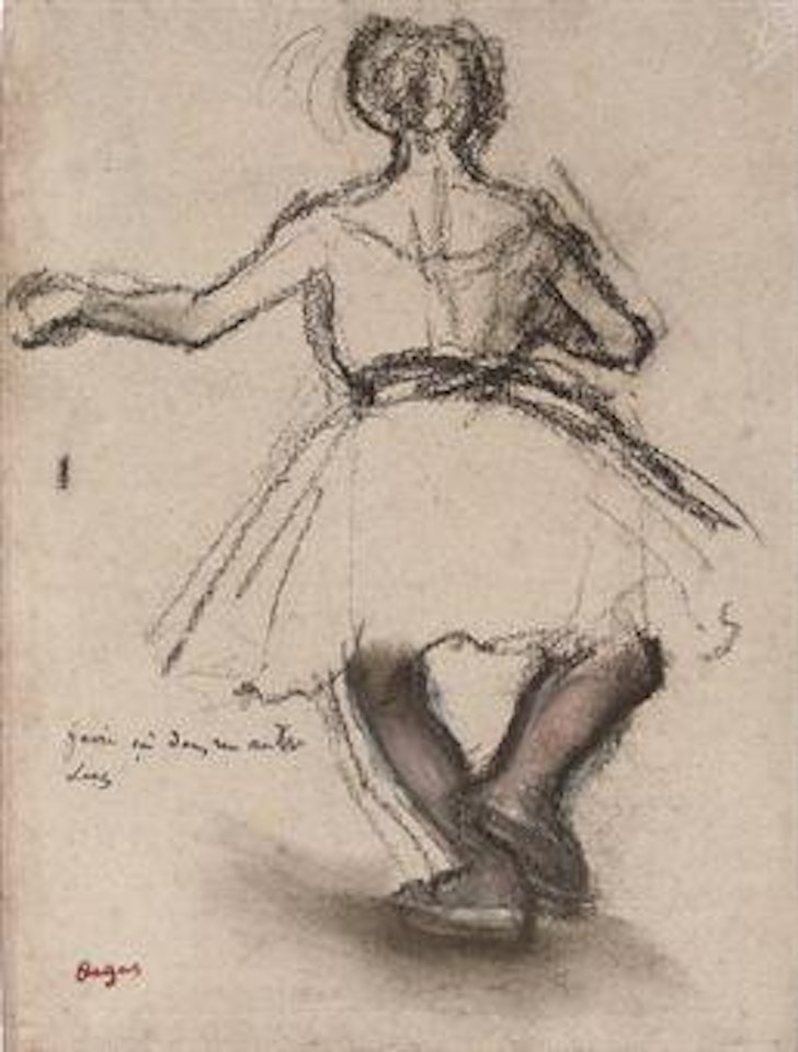Danseuse, vue de dos by Edgar Degas
