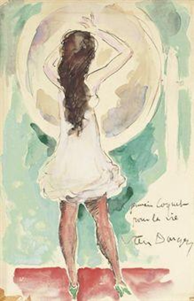Jeune fille à sa toilette by Kees van Dongen