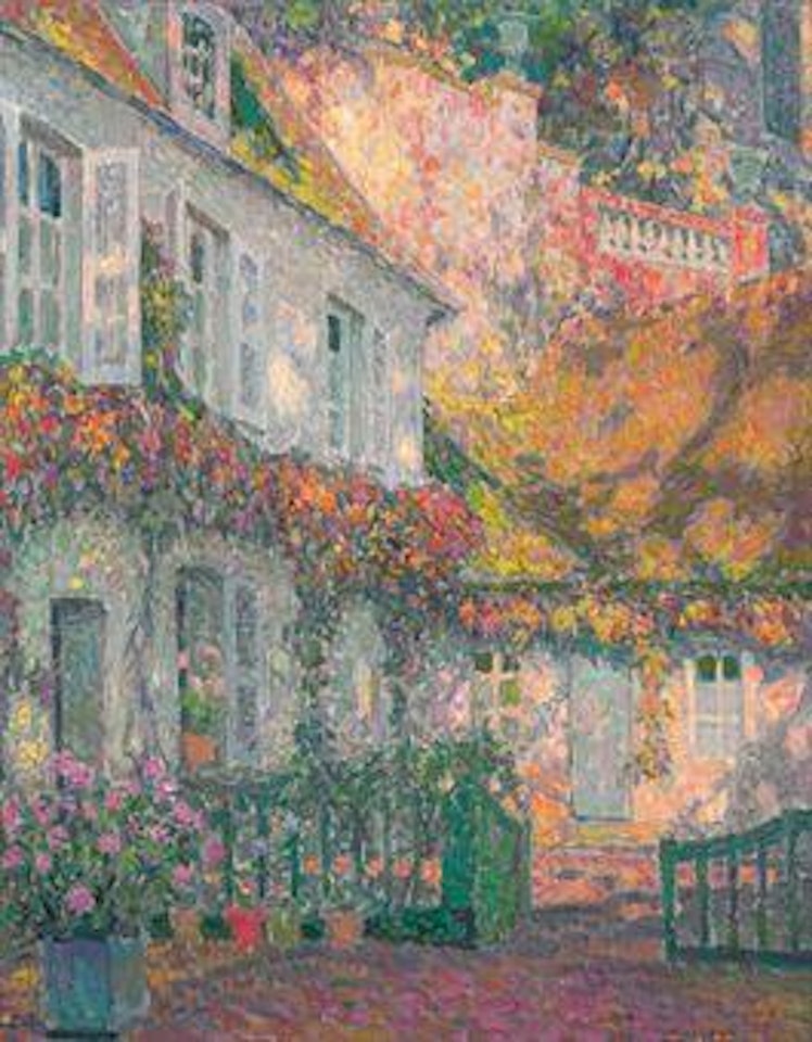 La maison, le matin by Henri Le Sidaner
