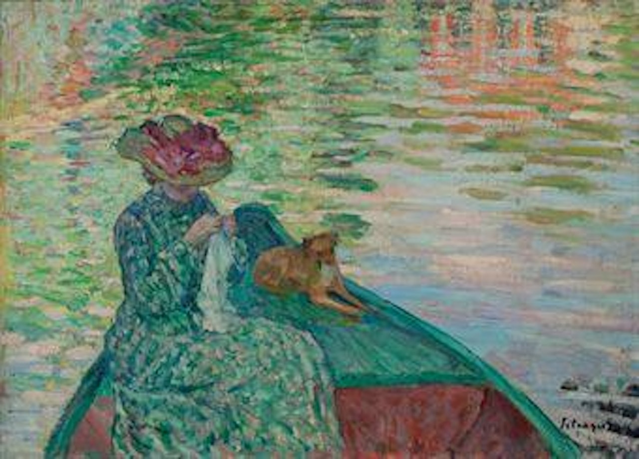 Jeune fille à la barque by Henri Lebasque