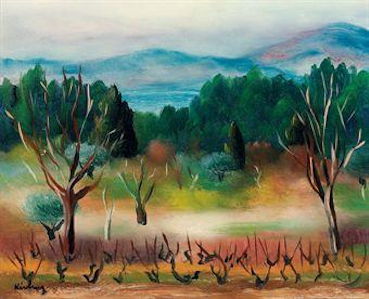 Paysage de Sanary by Moïse Kisling