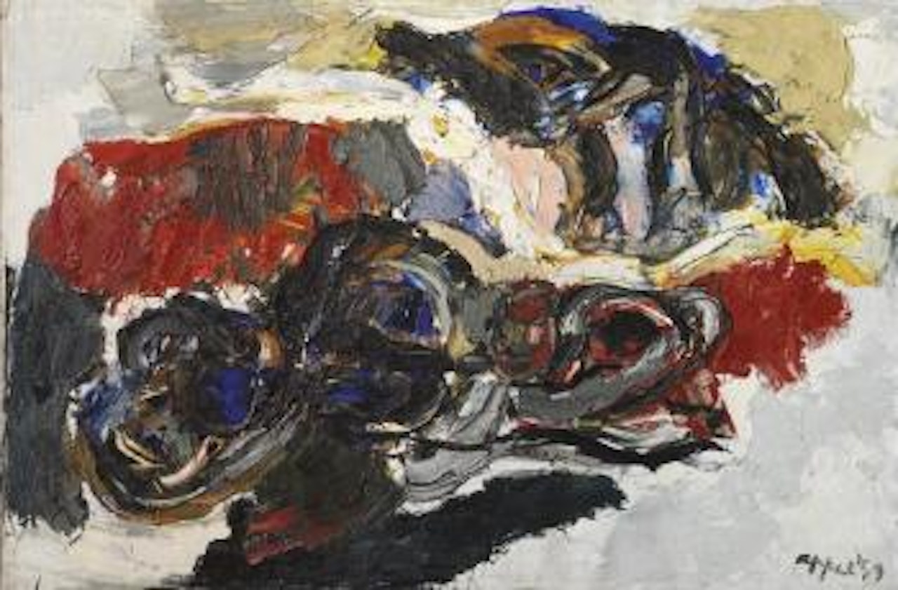 Birds, Heads, and Sea by Karel Appel