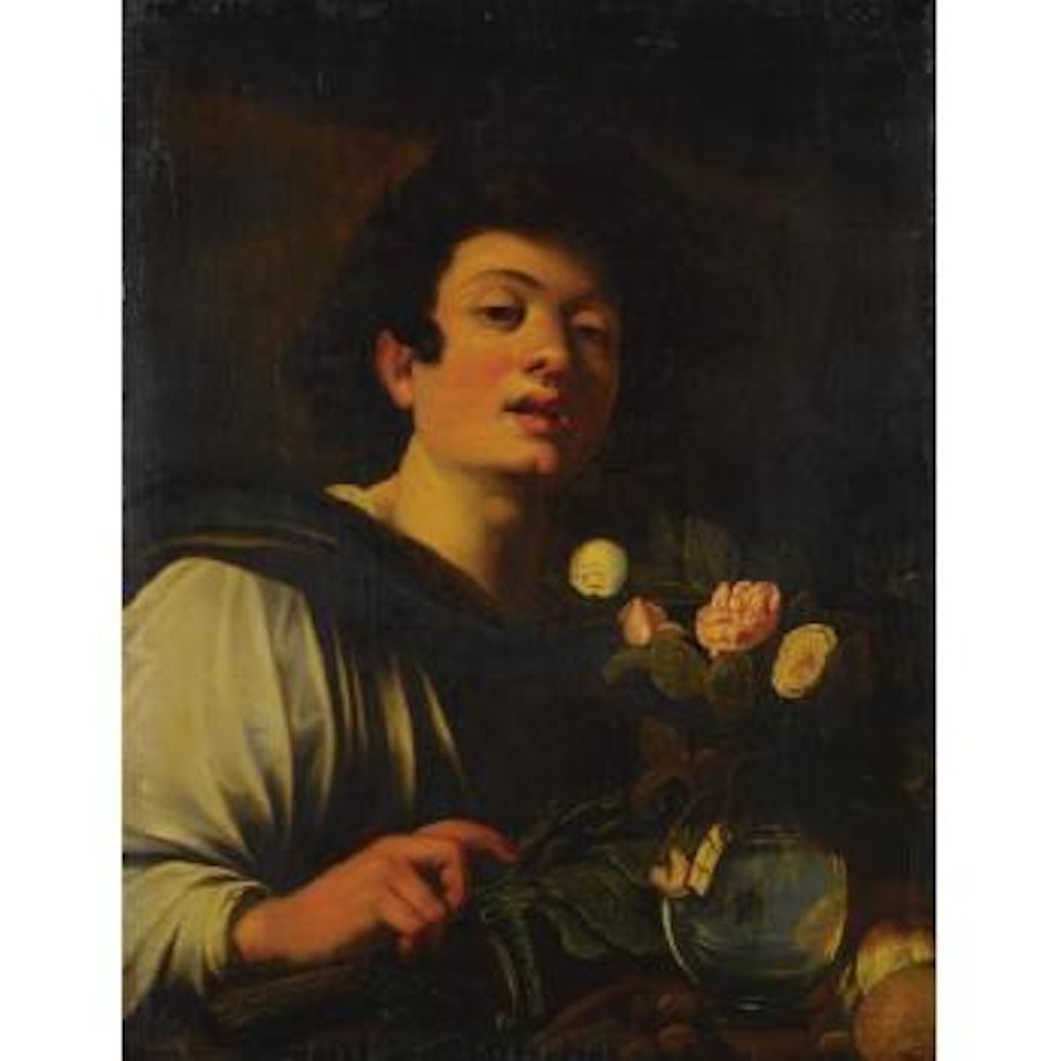 Boy With A Vase Of Flowers by Caravaggio