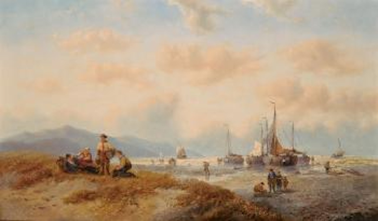 Strand vor Dordrecht by François Etienne Musin