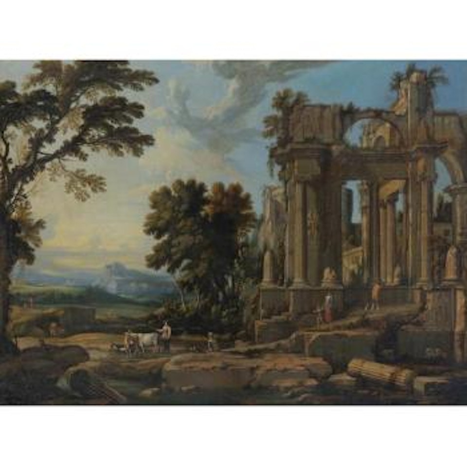 Landscape With Classical Ruins by Pierre Patel