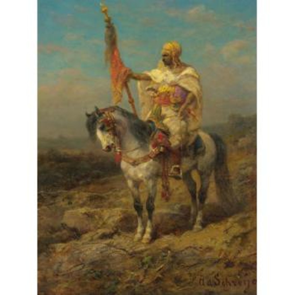 Arab Horsemen by Adolf Schreyer