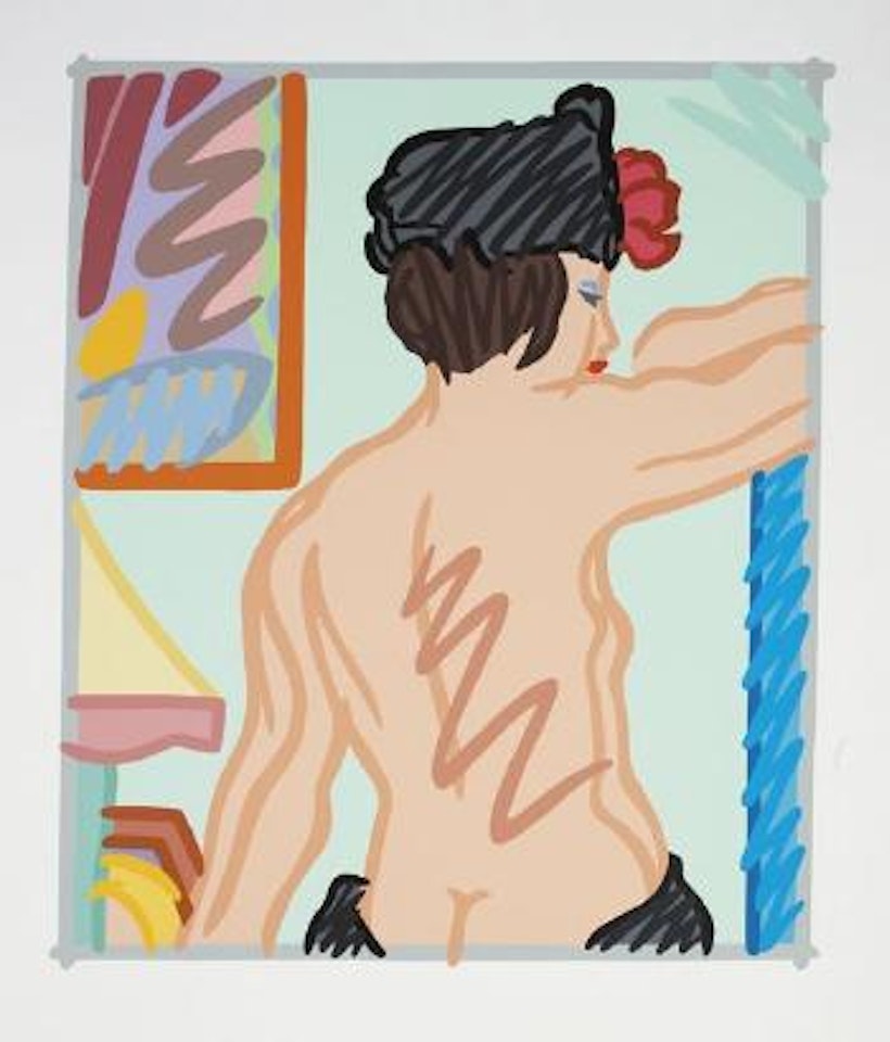 1960 Judy with Black Hat by Tom Wesselmann